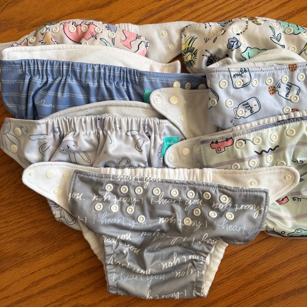 Pampers Pure Reusable Cloth Hybrid Diaper Cover Diapers Mixed Prints Designs